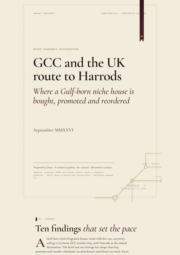 Market snapshot: GCC and the UK route to Harrods
